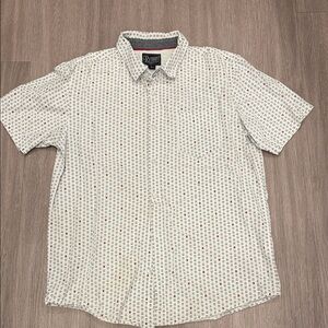 Men’s red solo cup button down collared shirt